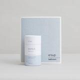 Natural bathroom and toilet cleaner with biodegradable cleaning cloth