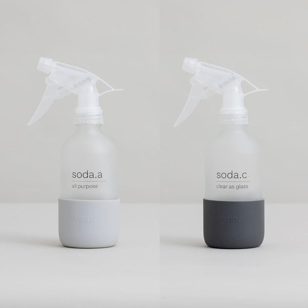 Refillable Glass Spray Bottle Duo -  Set of 2