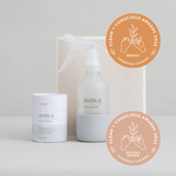 soda.a cleaning kit with clean + conscious awards
